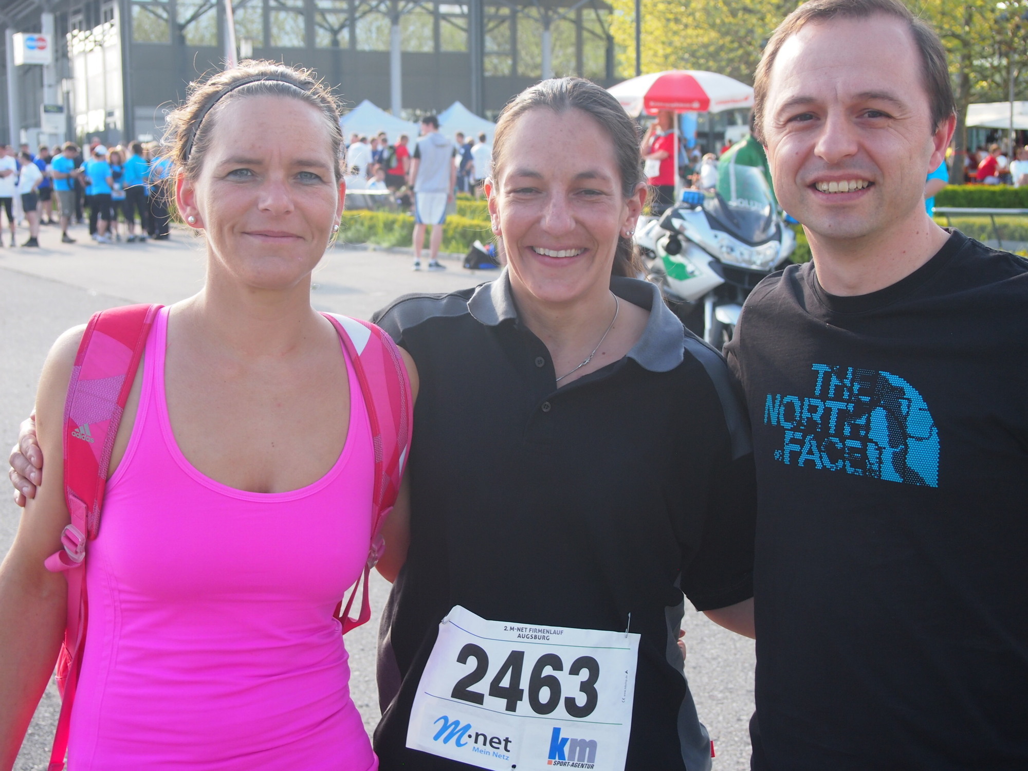2. M-net Firmenlauf: Vor dem Lauf