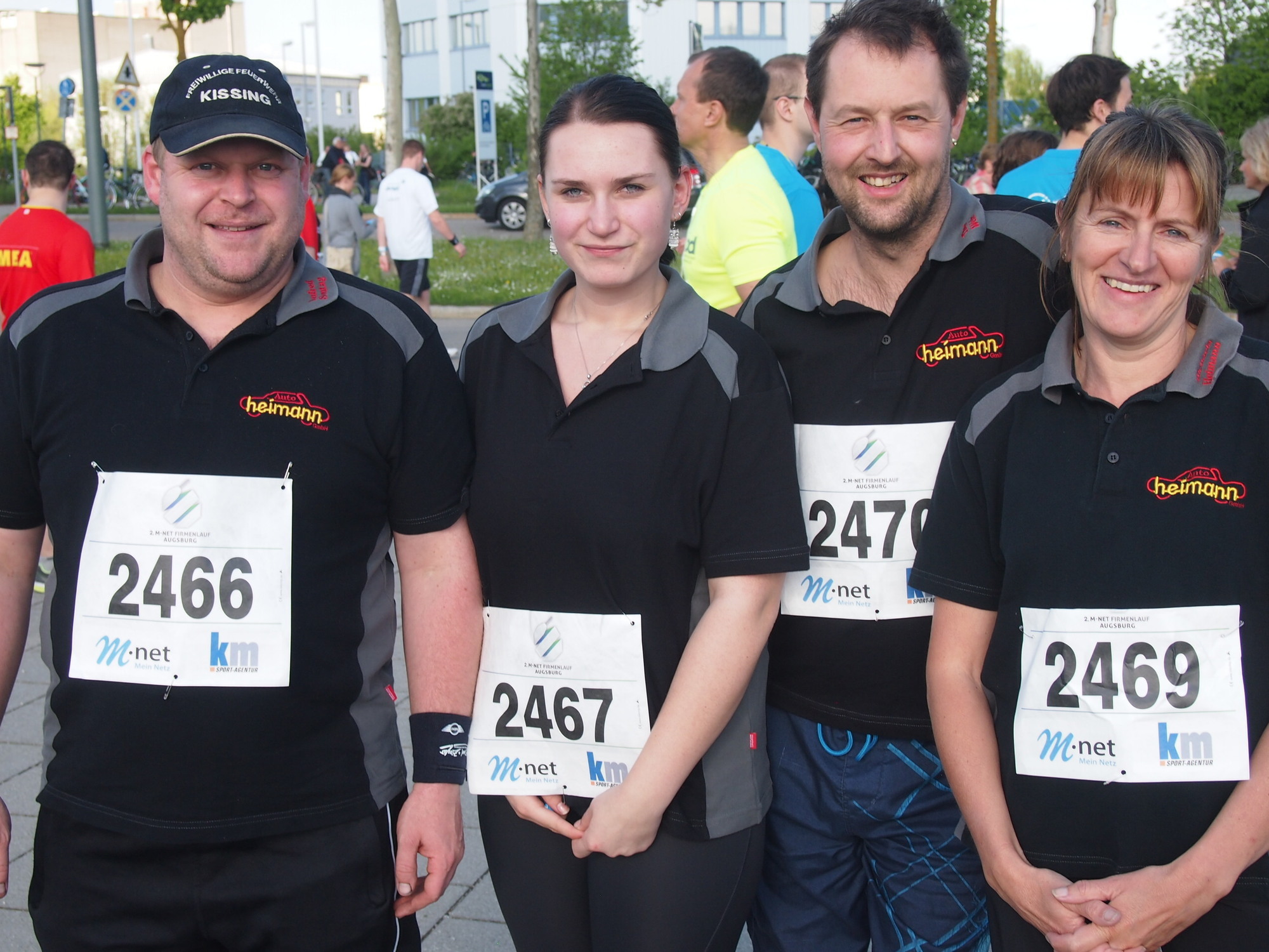 2. M-net Firmenlauf: Vor dem Lauf