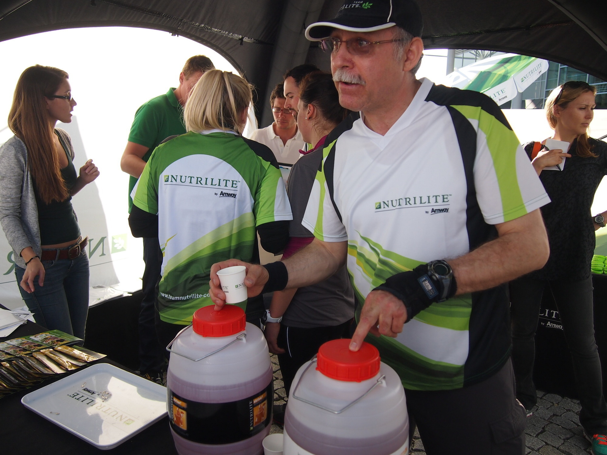2. M-net Firmenlauf: Vor dem Lauf
