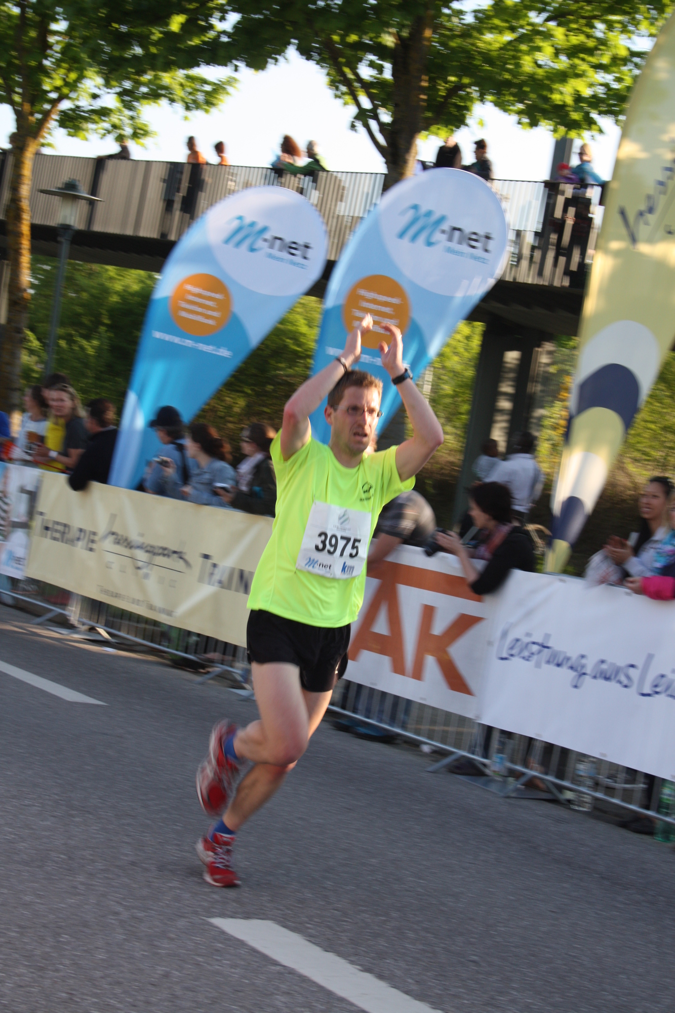 2. M-net Firmenlauf: Zieleinlauf