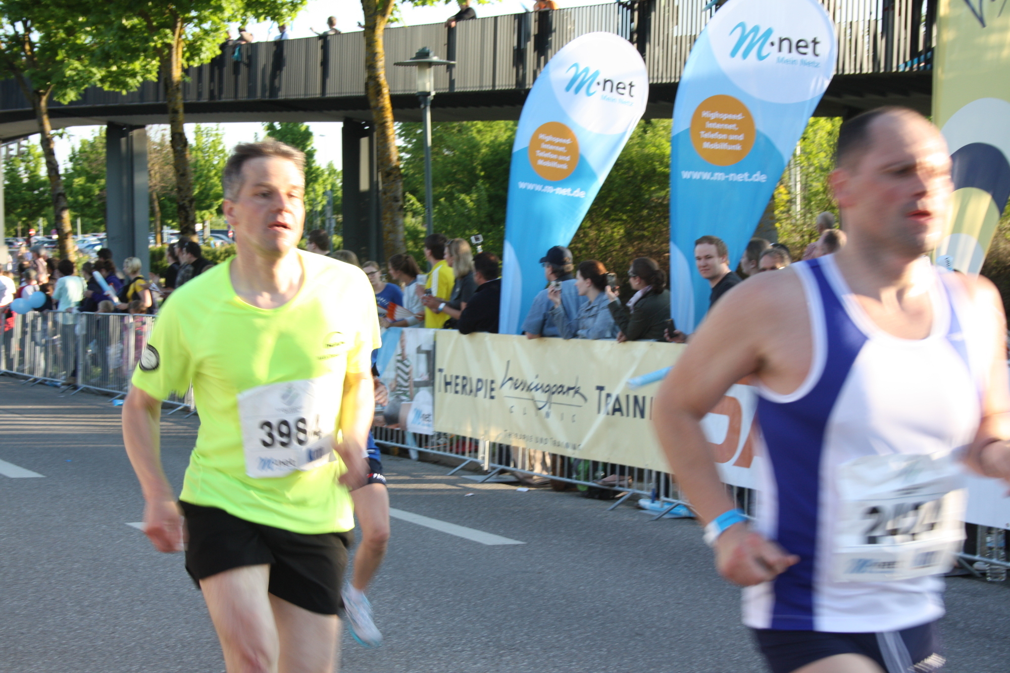 2. M-net Firmenlauf: Zieleinlauf