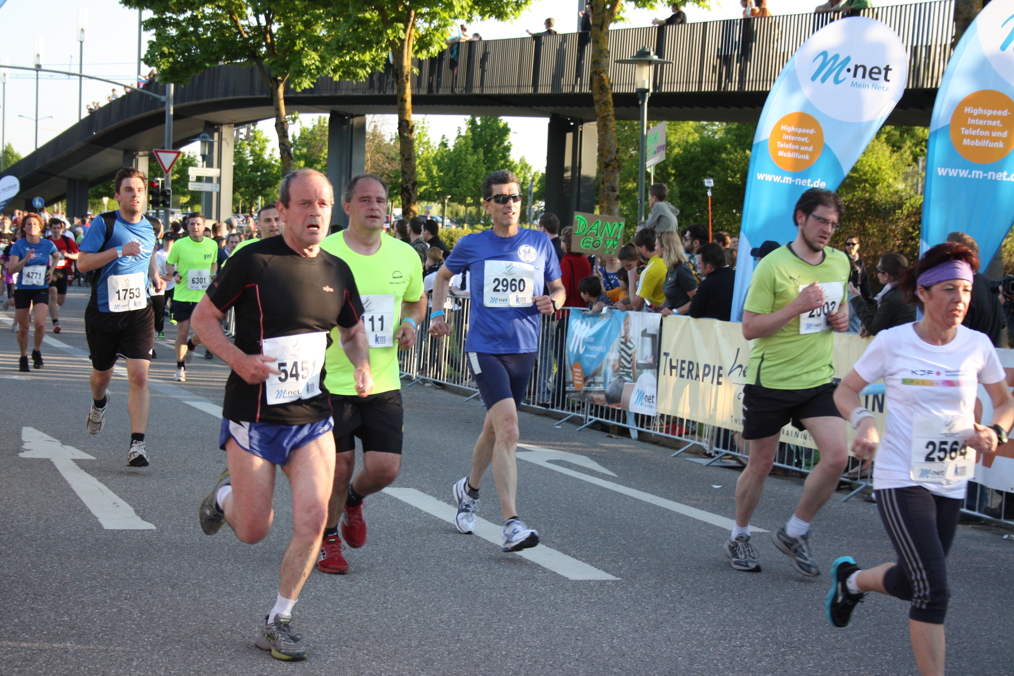 2. M-net Firmenlauf: Zieleinlauf