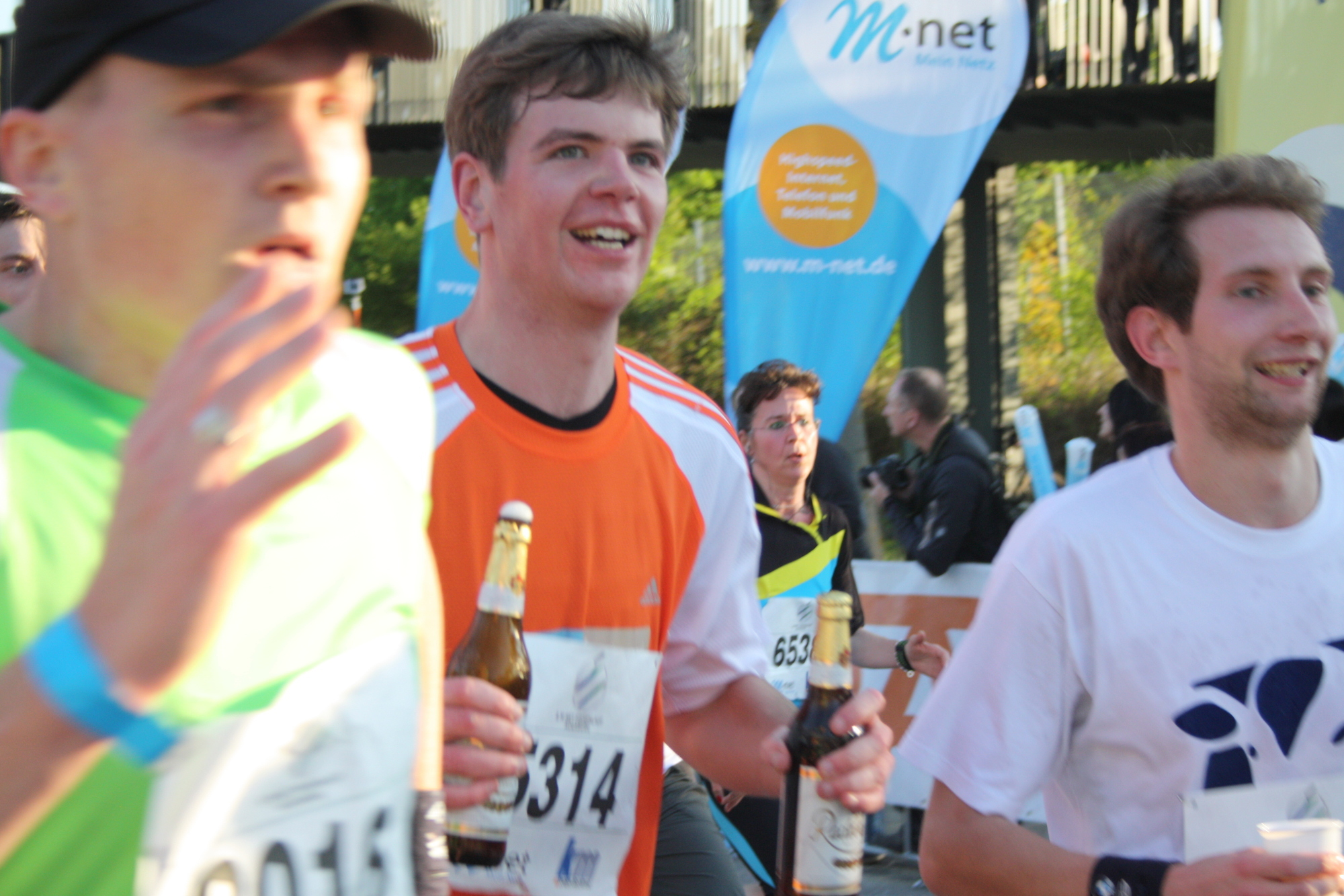 2. M-net Firmenlauf: Zieleinlauf