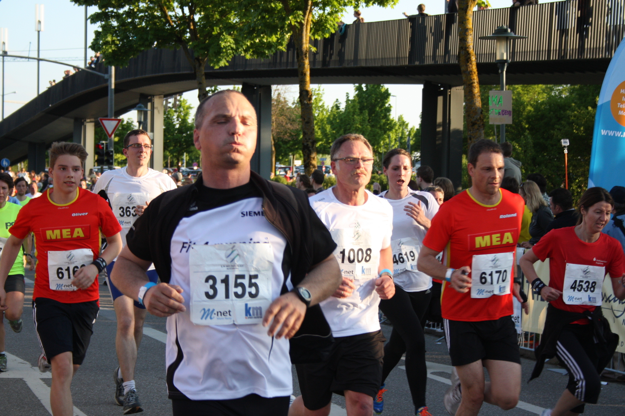 2. M-net Firmenlauf: Zieleinlauf