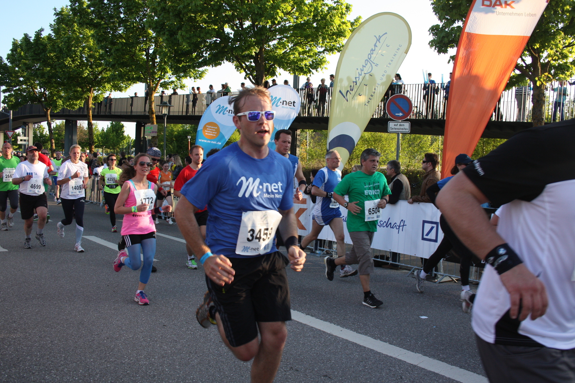 2. M-net Firmenlauf: Zieleinlauf