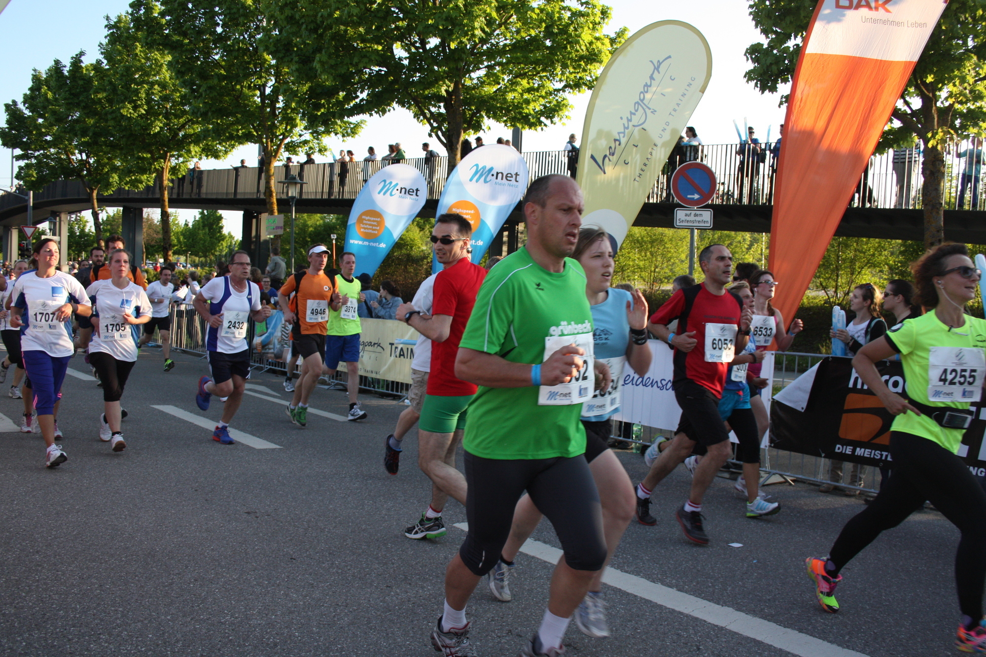 2. M-net Firmenlauf: Zieleinlauf