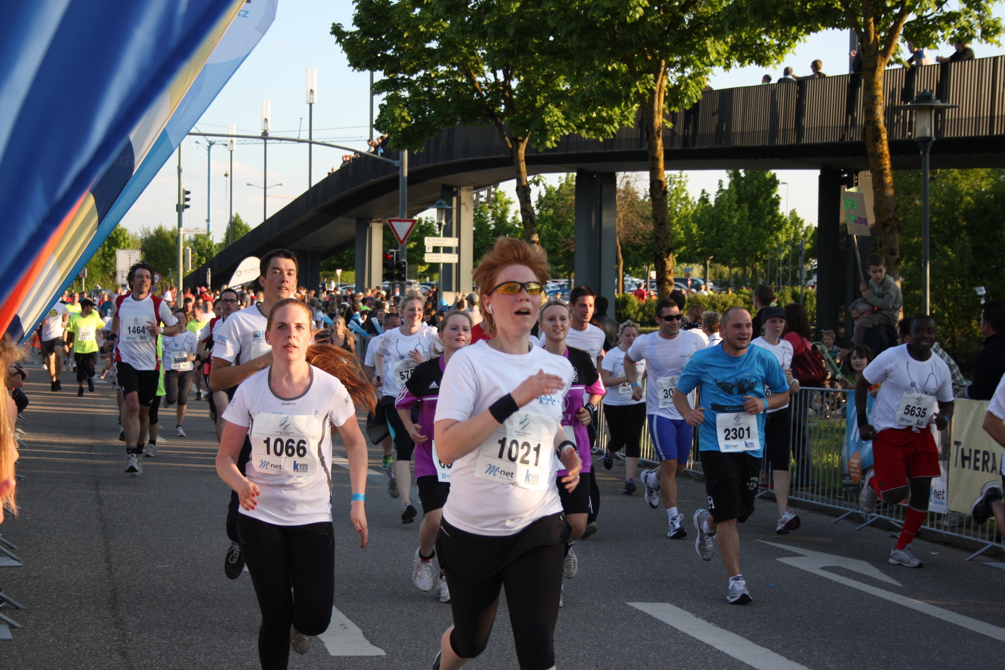 2. M-net Firmenlauf: Zieleinlauf