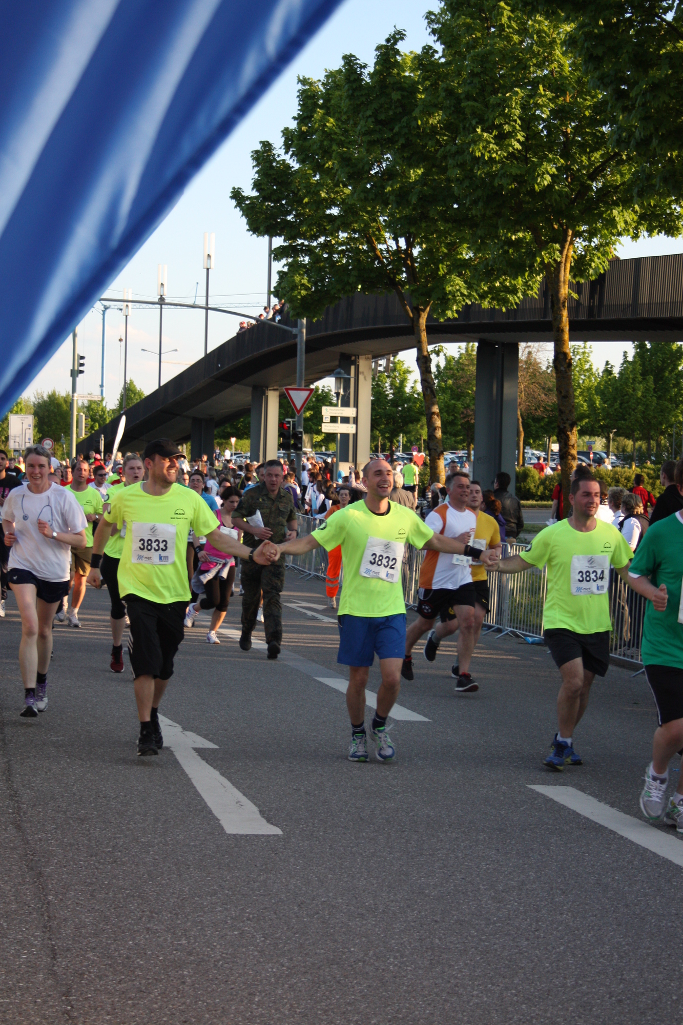 2. M-net Firmenlauf: Zieleinlauf