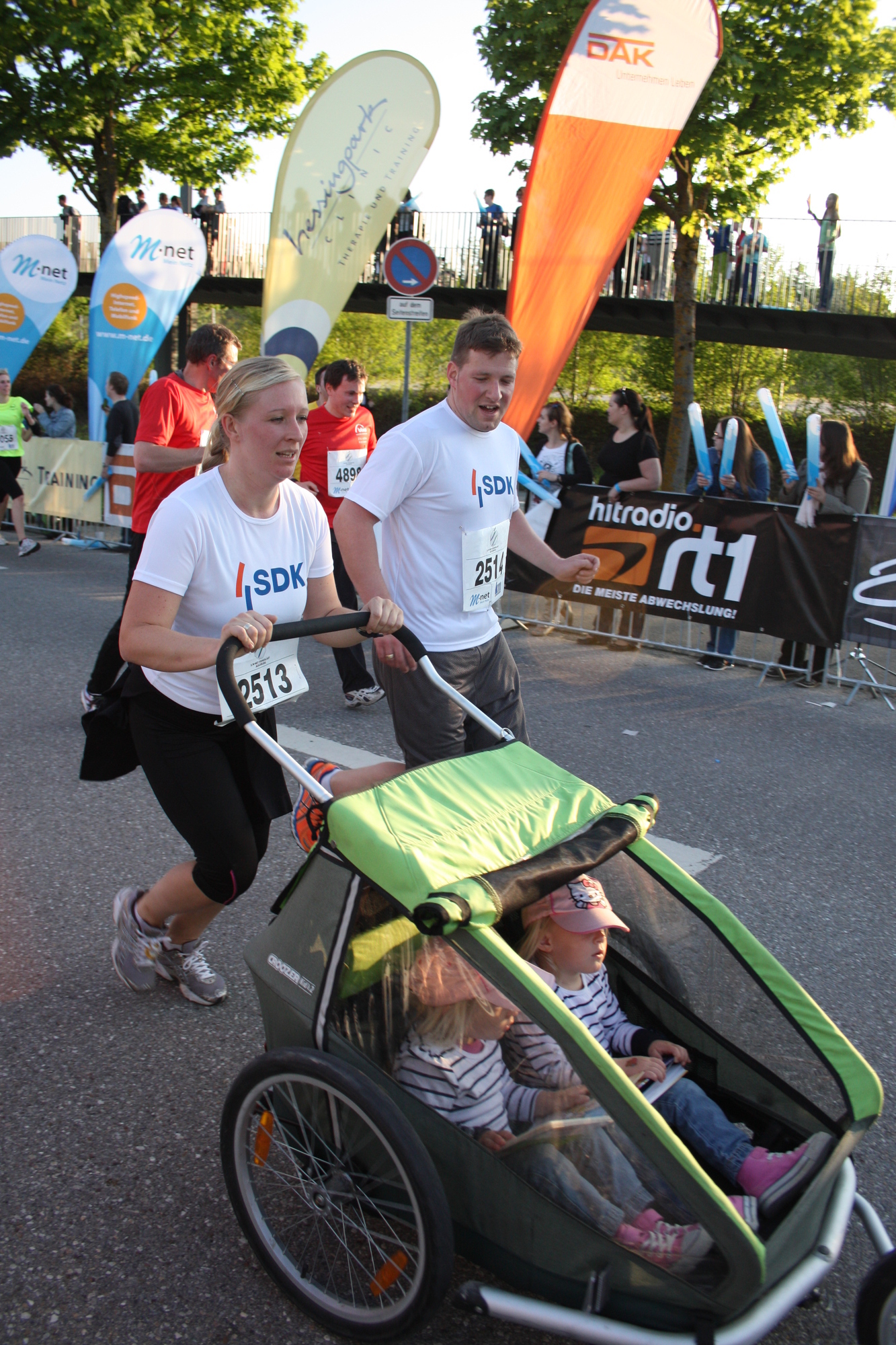 2. M-net Firmenlauf: Zieleinlauf