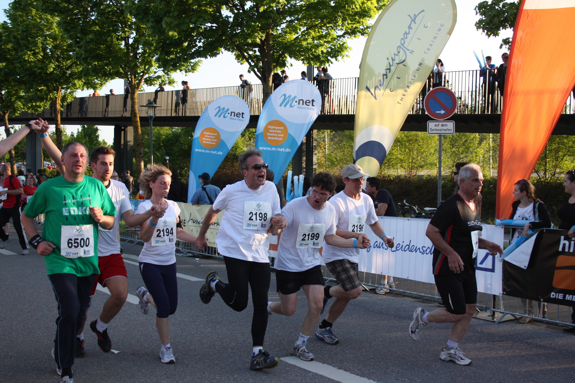 2. M-net Firmenlauf: Zieleinlauf