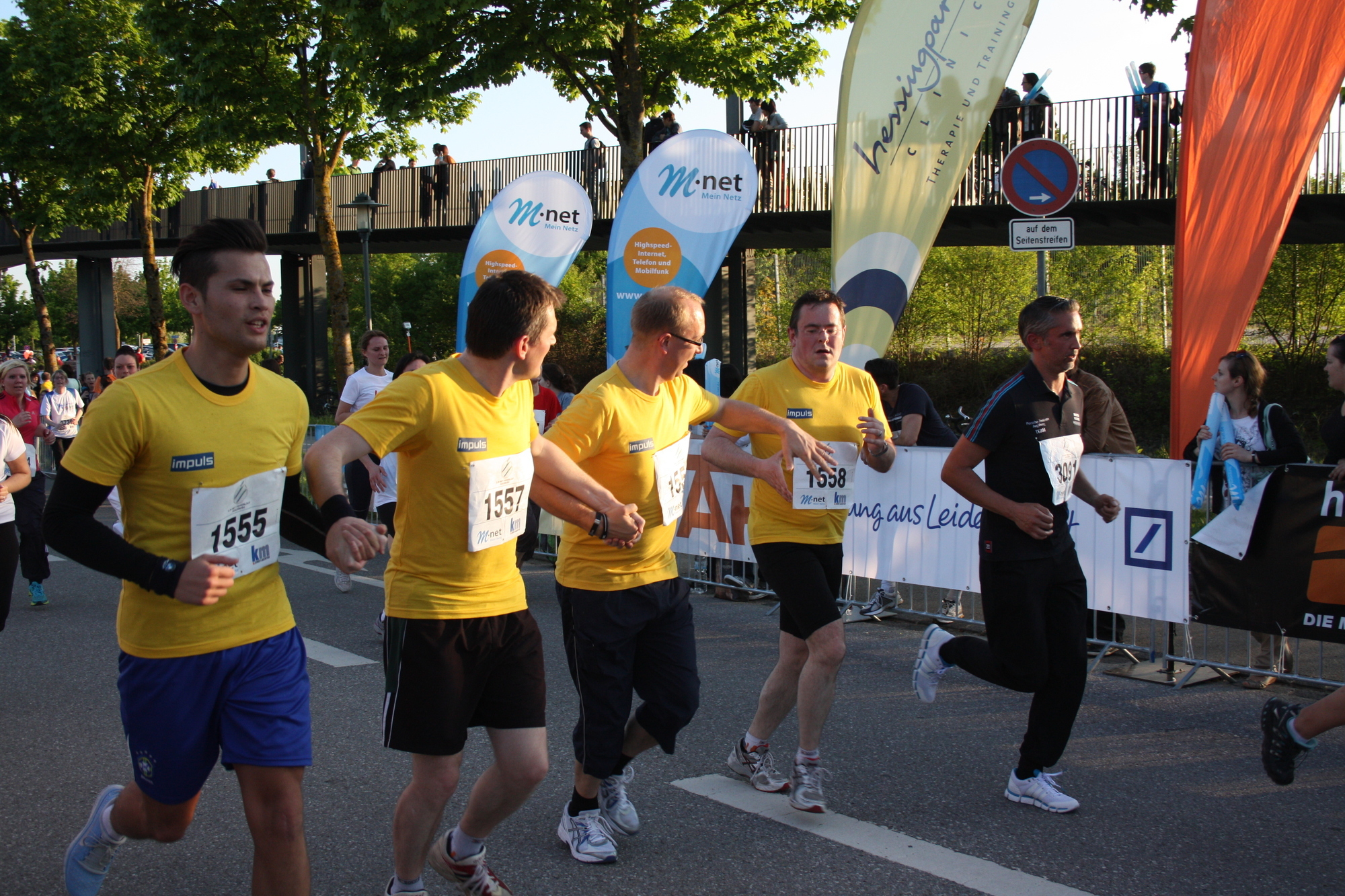 2. M-net Firmenlauf: Zieleinlauf