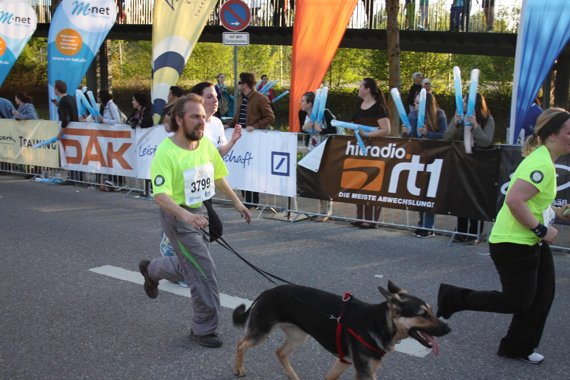 2. M-net Firmenlauf: Zieleinlauf