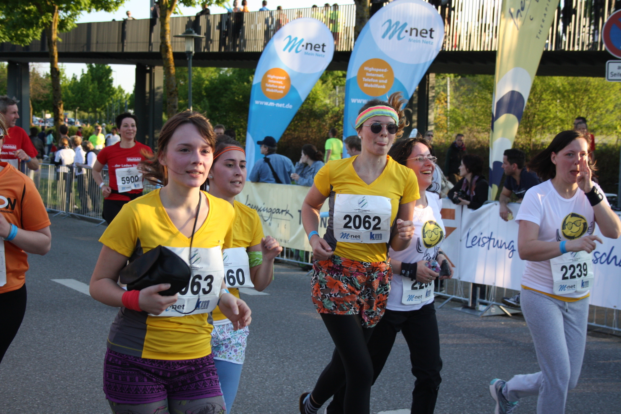 2. M-net Firmenlauf: Zieleinlauf
