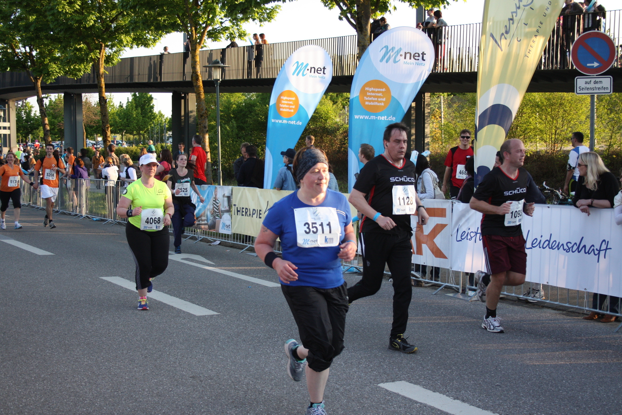 2. M-net Firmenlauf: Zieleinlauf