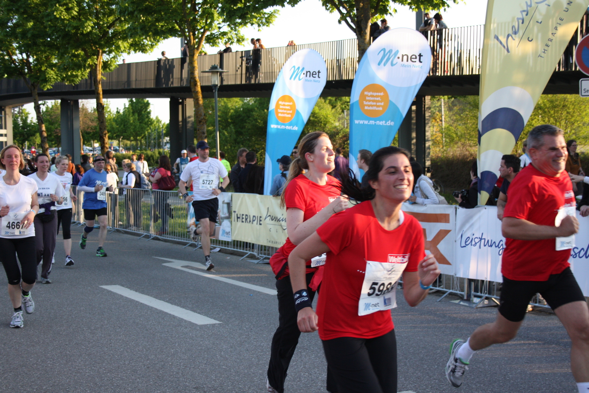 2. M-net Firmenlauf: Zieleinlauf
