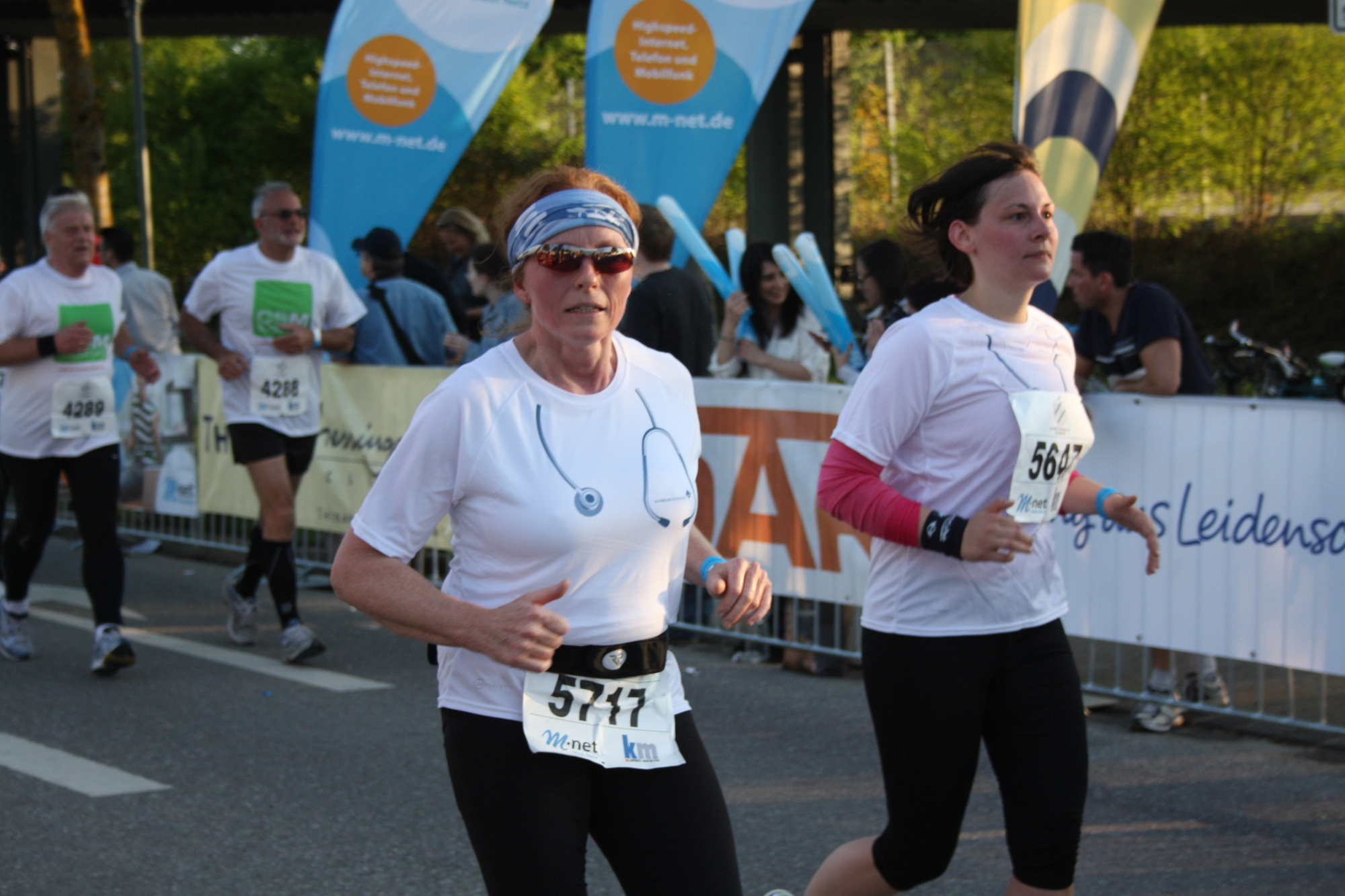 2. M-net Firmenlauf: Zieleinlauf