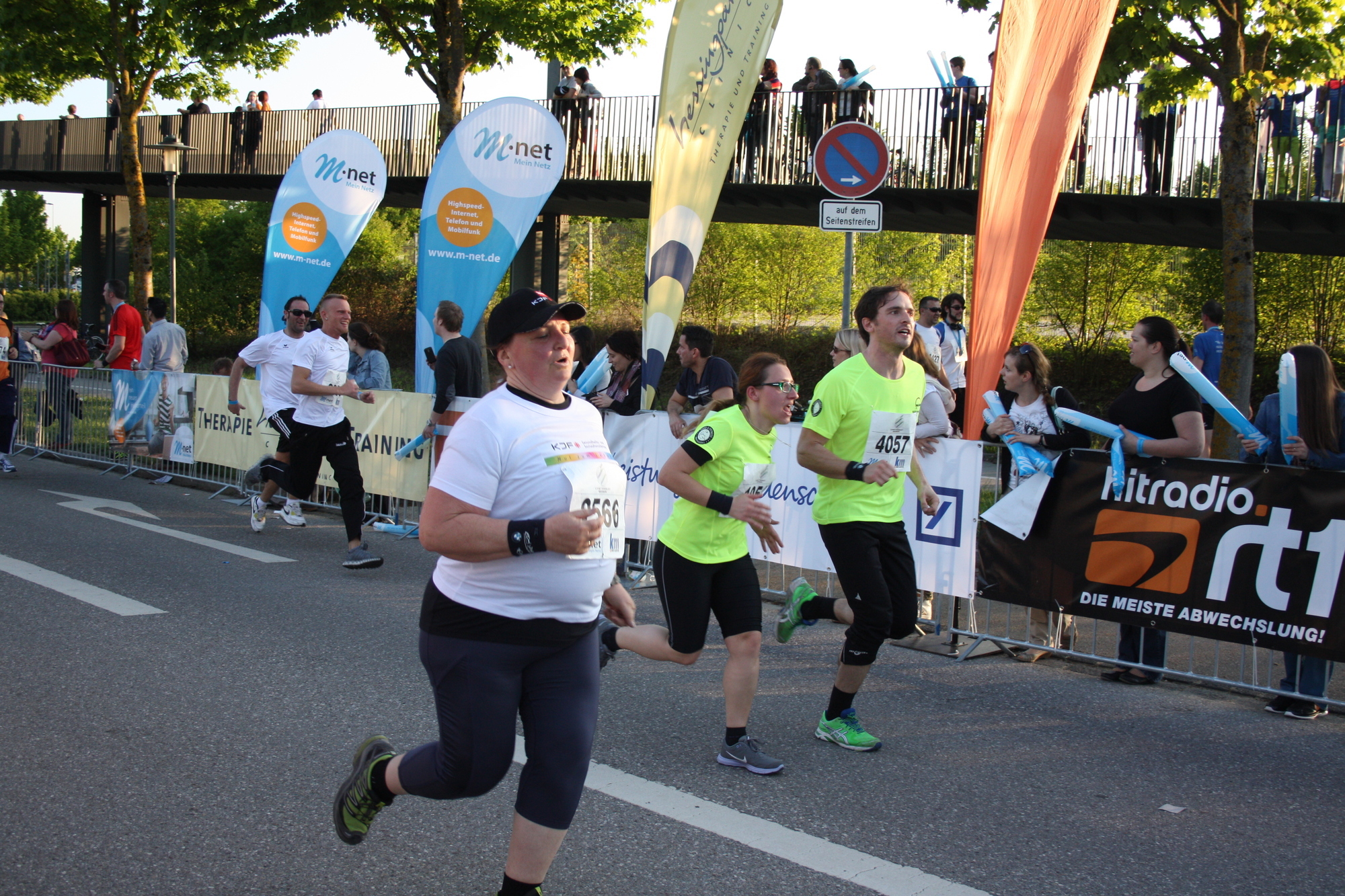 2. M-net Firmenlauf: Zieleinlauf