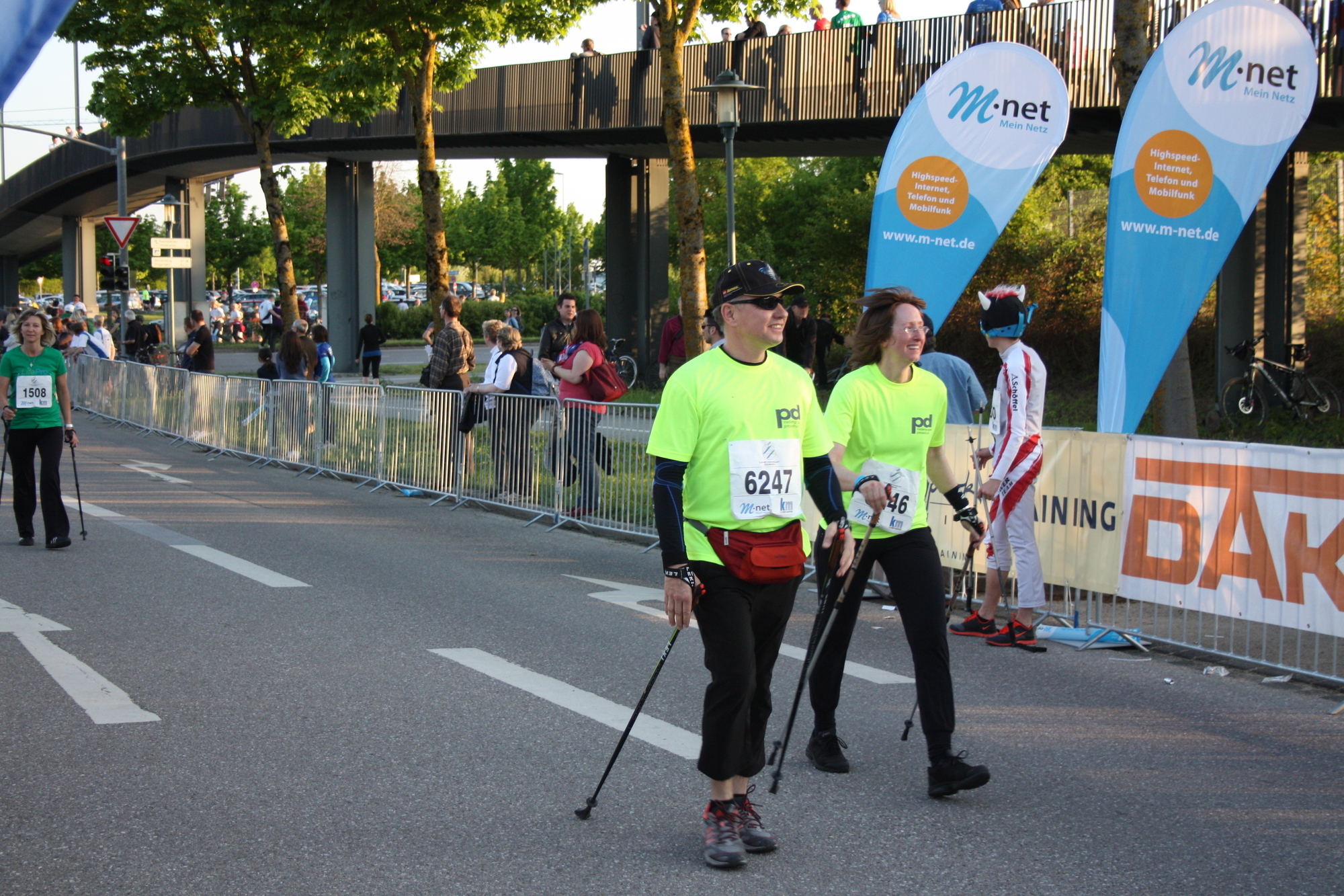 2. M-net Firmenlauf: Zieleinlauf