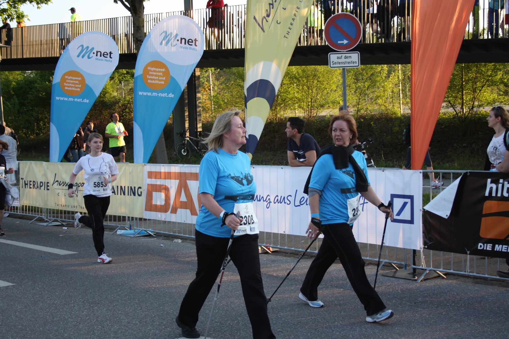 2. M-net Firmenlauf: Zieleinlauf