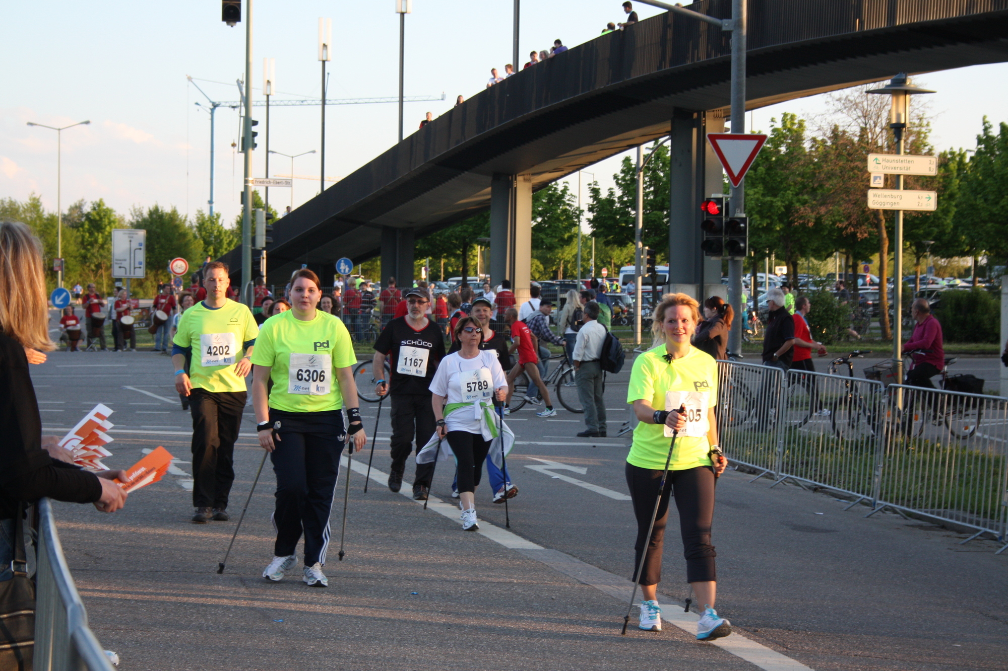 2. M-net Firmenlauf: Zieleinlauf
