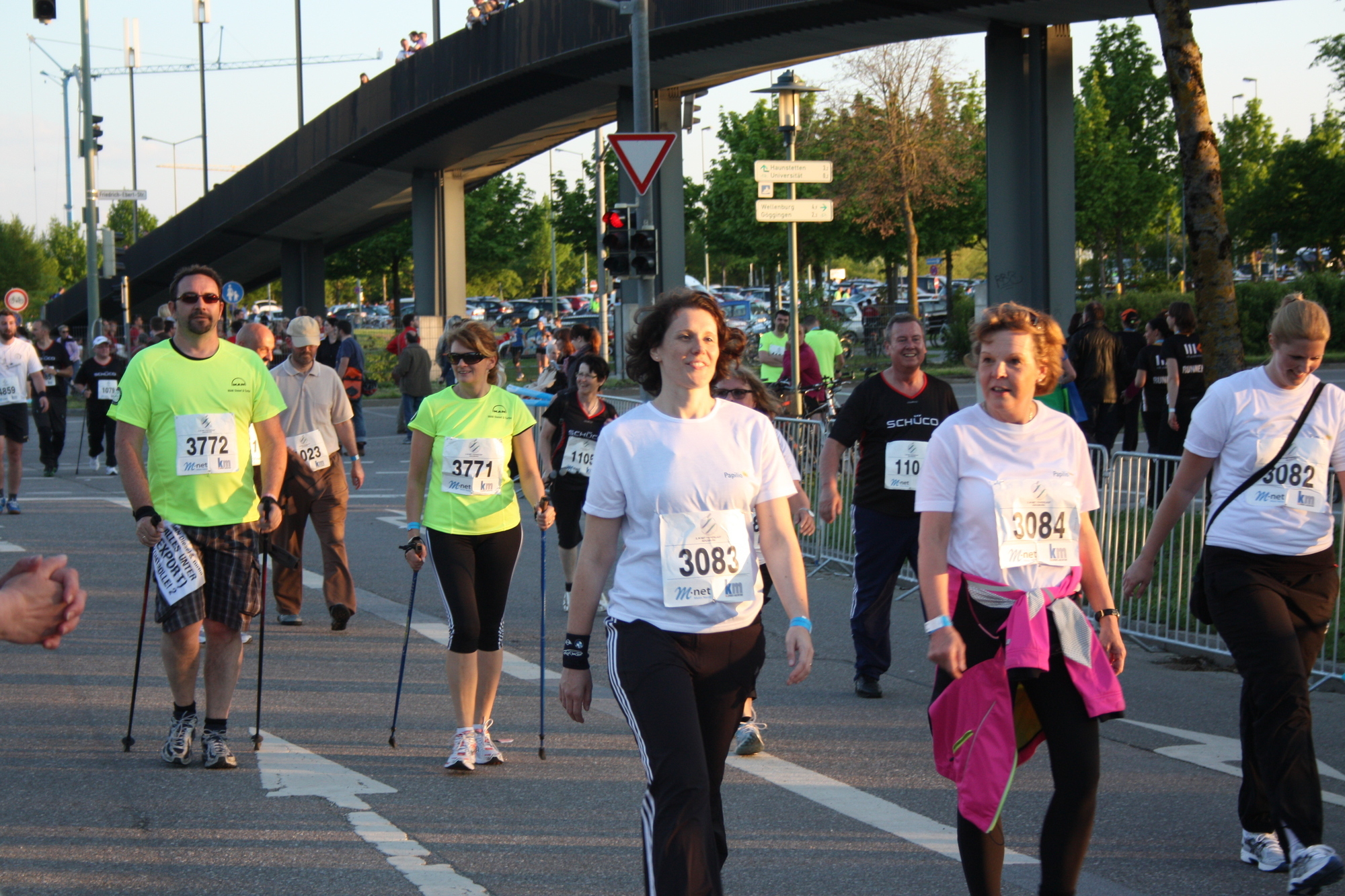 2. M-net Firmenlauf: Zieleinlauf