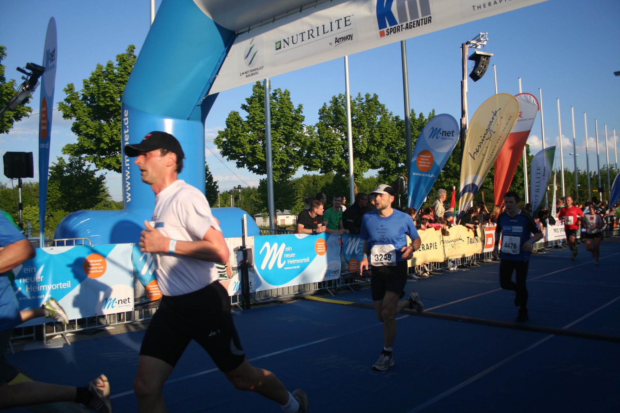 2. M-net Firmenlauf: Zieleinlauf 2