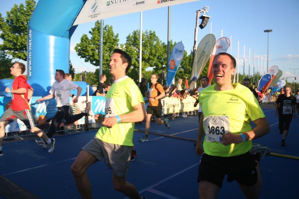 2. M-net Firmenlauf: Zieleinlauf 2