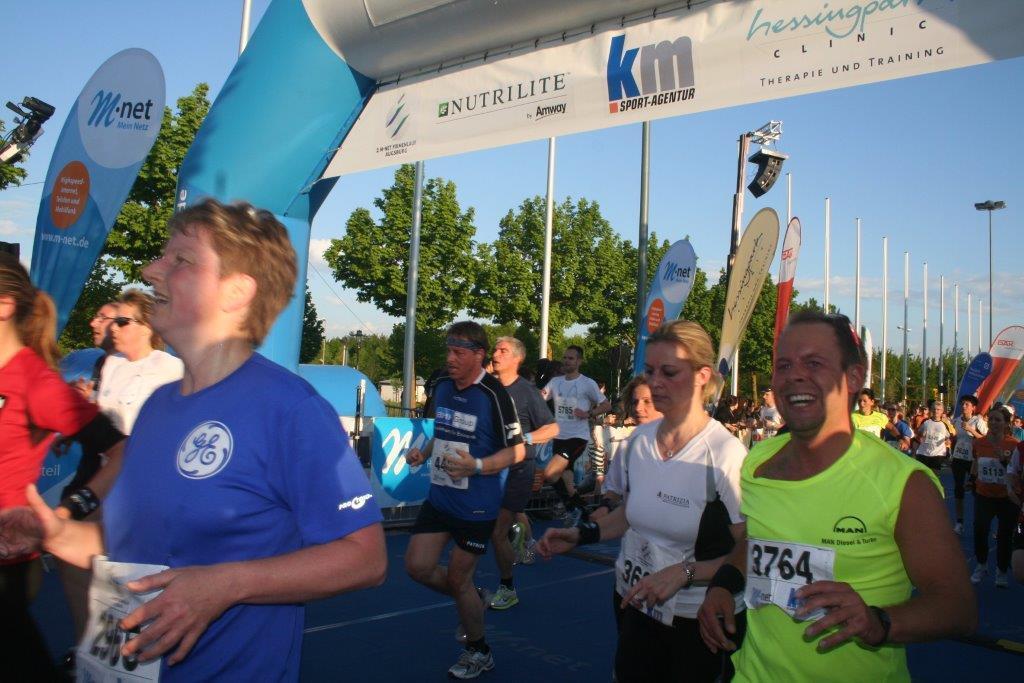 2. M-net Firmenlauf: Zieleinlauf 2