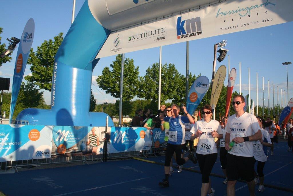 2. M-net Firmenlauf: Zieleinlauf 2