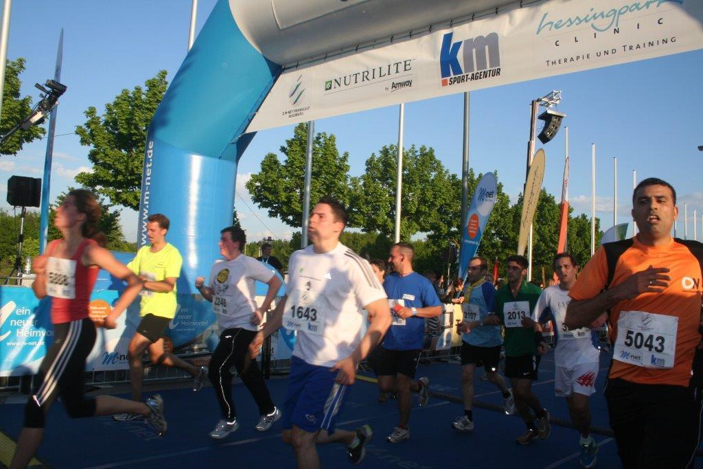 2. M-net Firmenlauf: Zieleinlauf 2