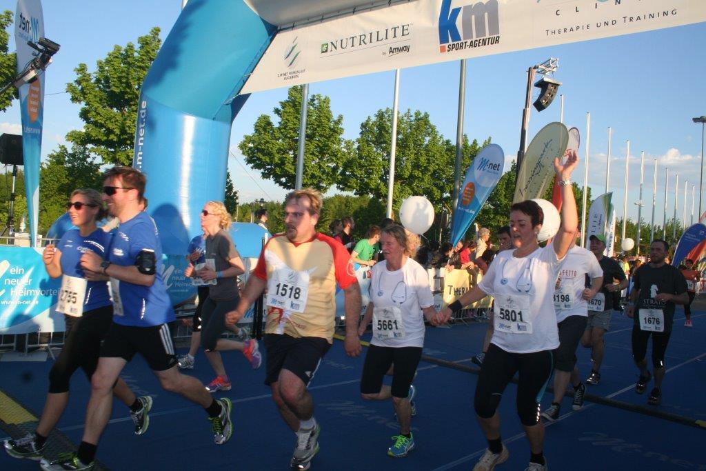 2. M-net Firmenlauf: Zieleinlauf 2