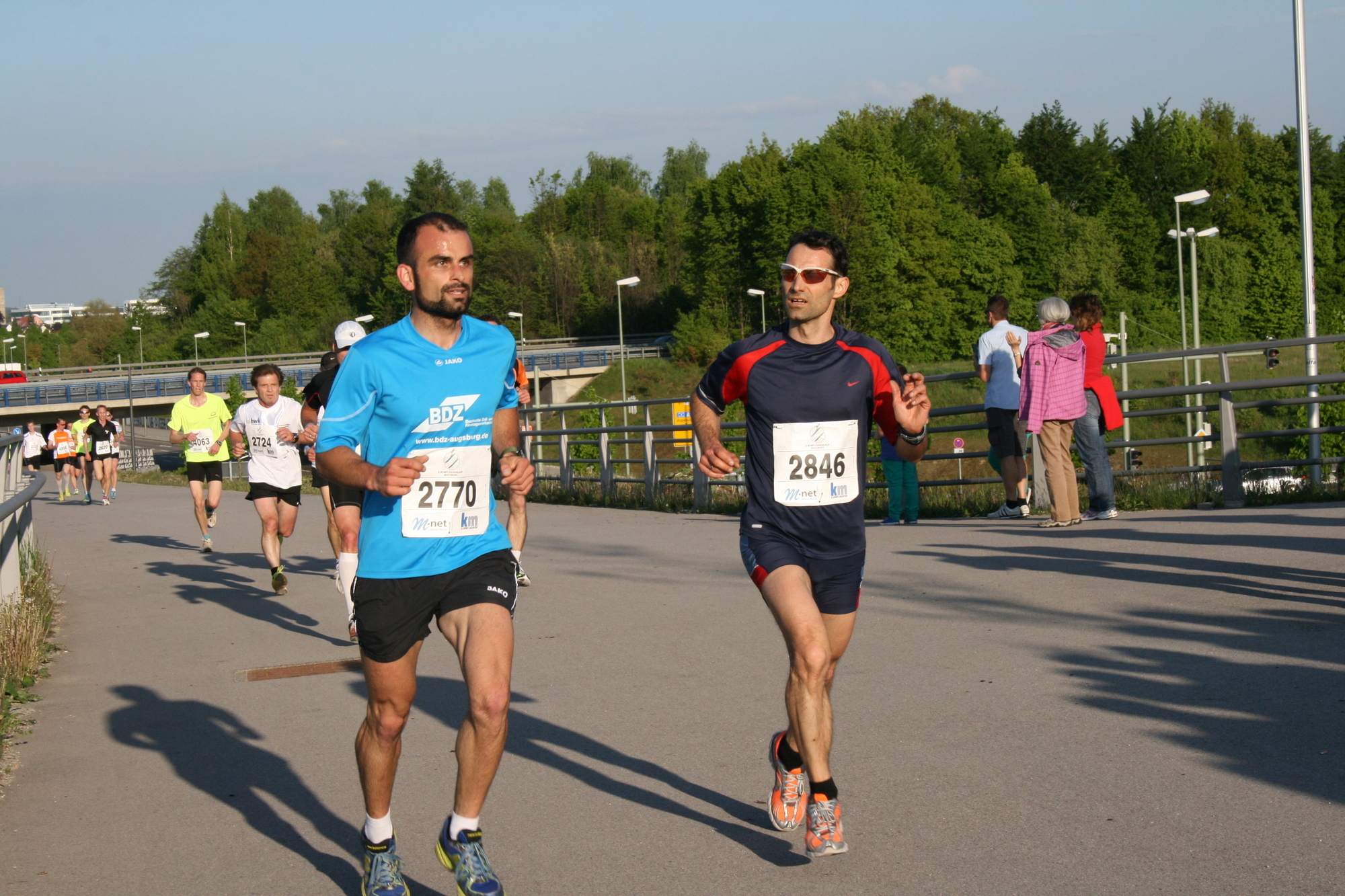 2. M-net Firmenlauf: Auf der Strecke