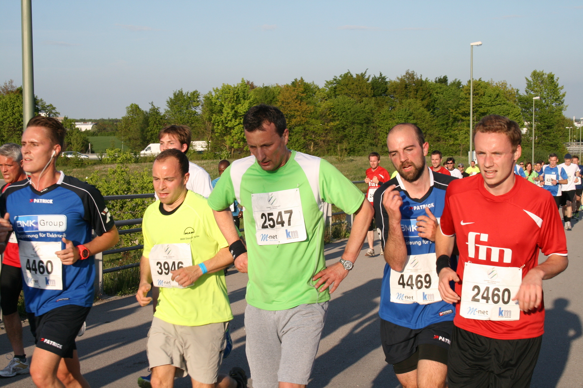 2. M-net Firmenlauf: Auf der Strecke