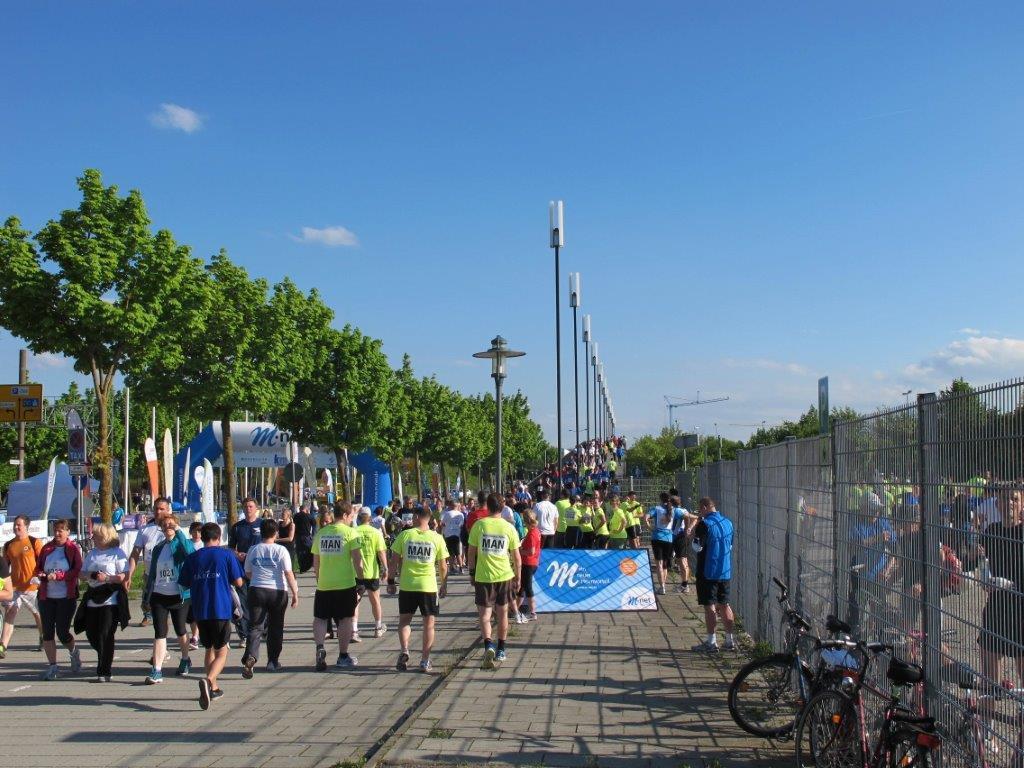 2. M-net Firmenlauf: Auf der Strecke