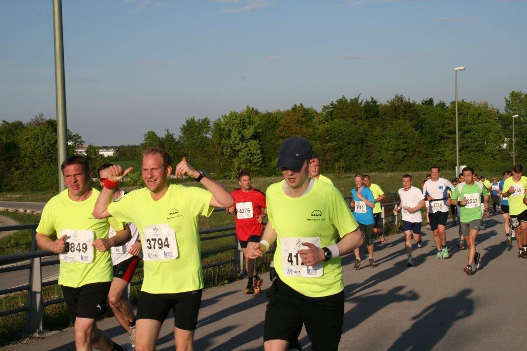 2. M-net Firmenlauf: Auf der Strecke