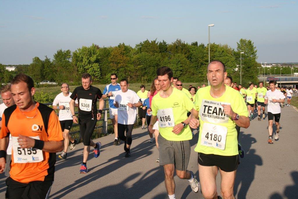 2. M-net Firmenlauf: Auf der Strecke