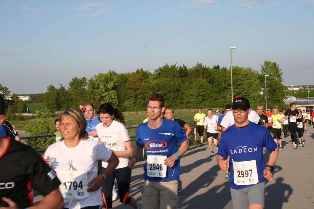 2. M-net Firmenlauf: Auf der Strecke