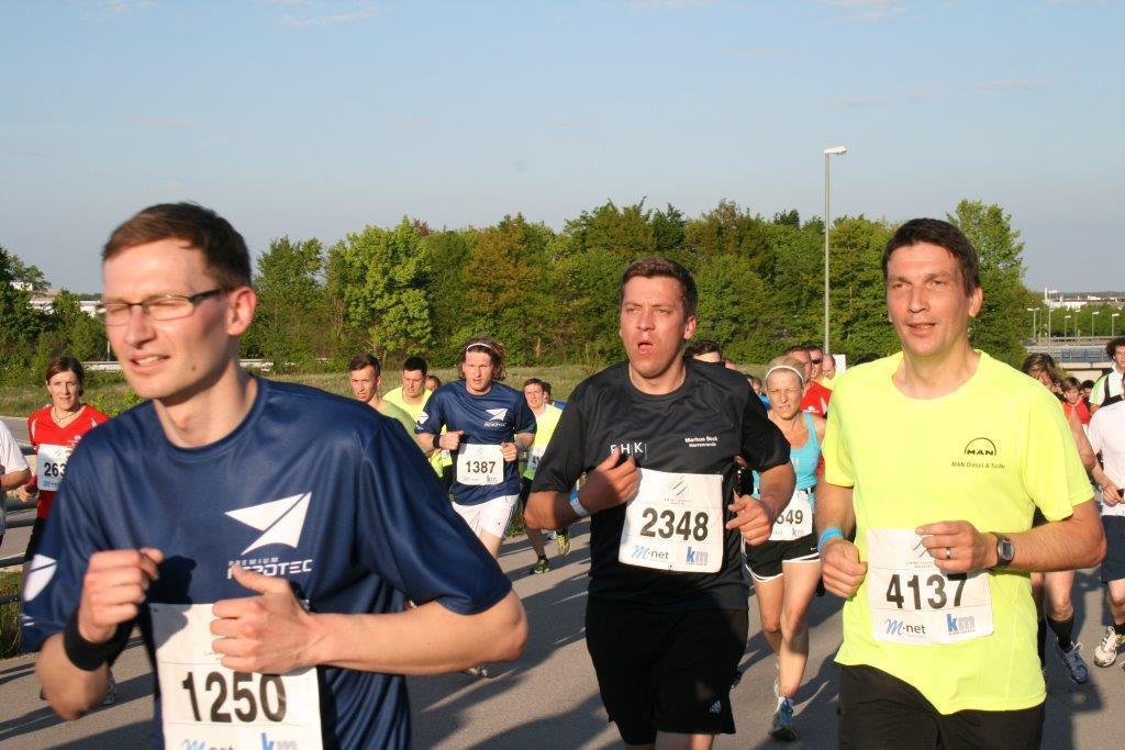 2. M-net Firmenlauf: Auf der Strecke