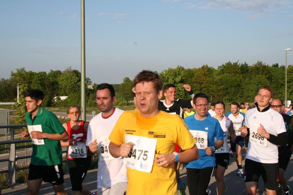 2. M-net Firmenlauf: Auf der Strecke