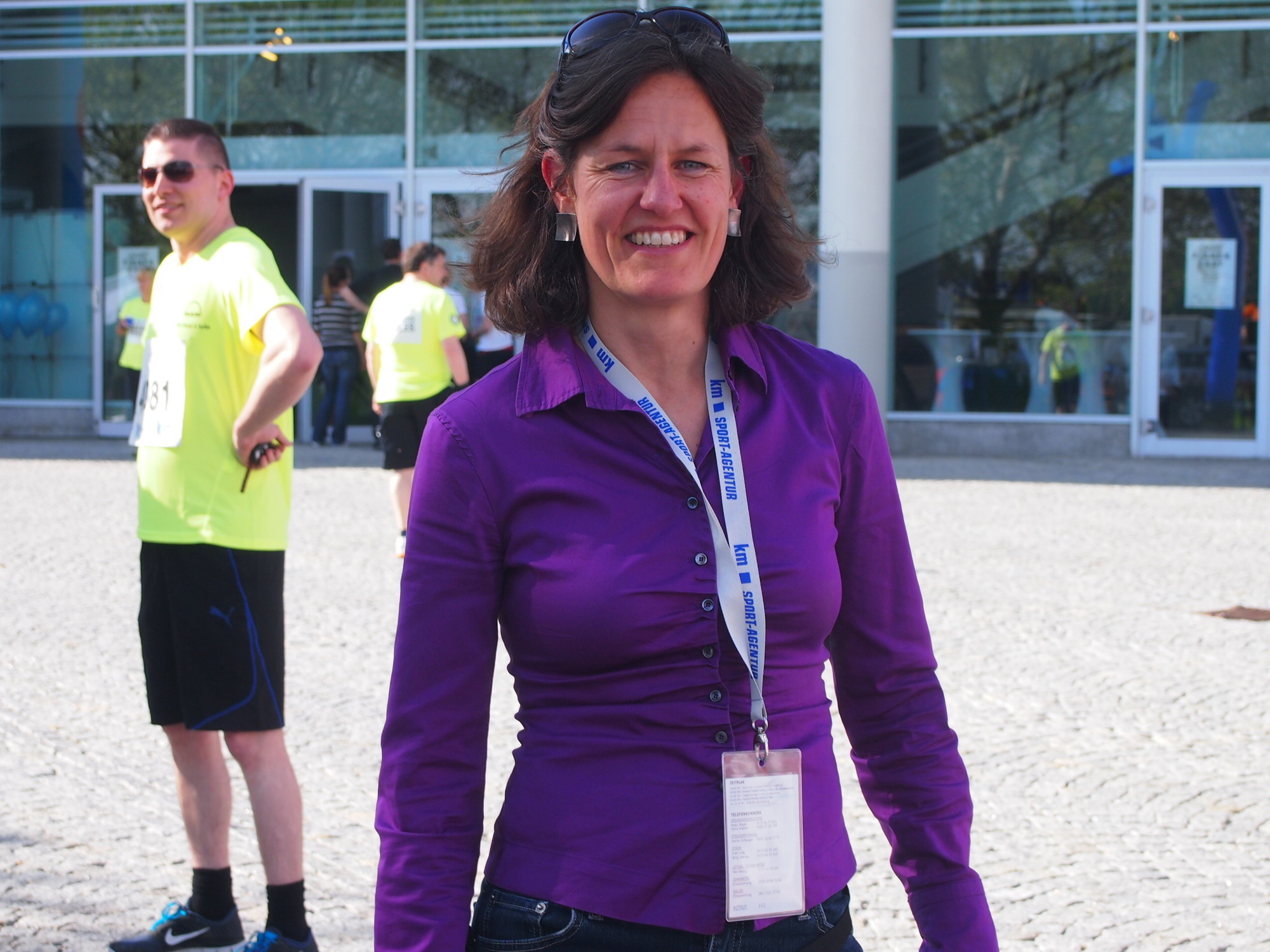 Katja Mayer, Geschäftsleitung der km Sport-Agentur und Organisatorin des Augsburger Firmenlaufs, Foto: B4B SCHWABEN
