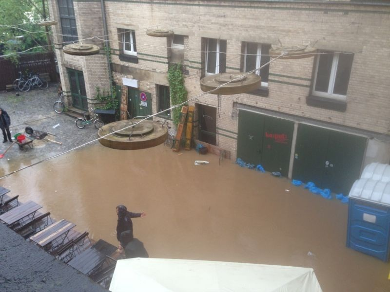 Hochwasser. Bildquellen: Privat/ B4B SCHWABEN