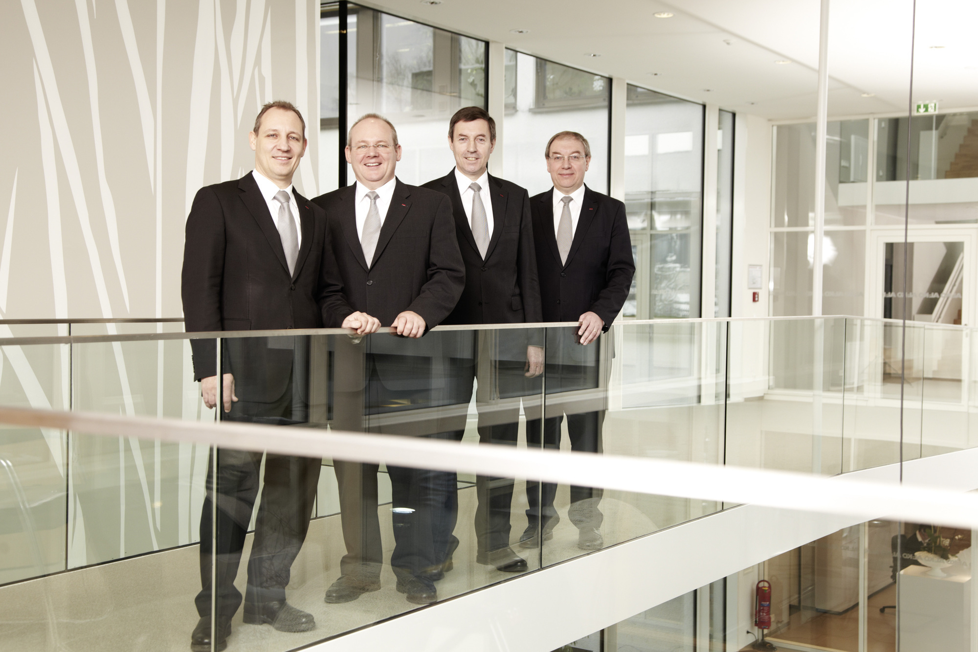 Die AL-KO KOBER AG ist nun die AL-KO KOBER SE. Hier die Vorstandsmitglieder Stefan, Raymond, Roland und Harald. Foto: AL-KO