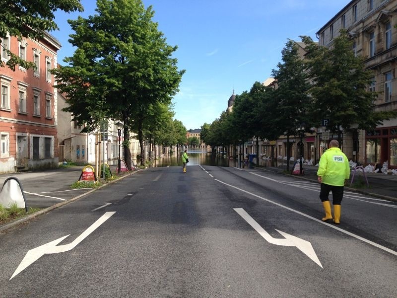 Hochwasser. Bildquellen: Privat/ B4B SCHWABEN