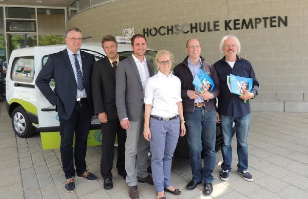 Christian Unger, Mariano Carreno, Tobias Sirch, Charlotte Wallin, M. Braun, Alfons Fischer. Foto: HS Kempten