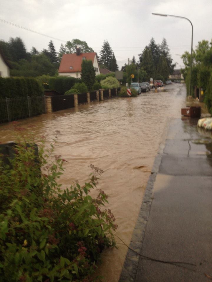 Das Unwetter hinterließ Chaos pur in Augsburg Stadt und Land. Fotos: B4B SCHWABEN