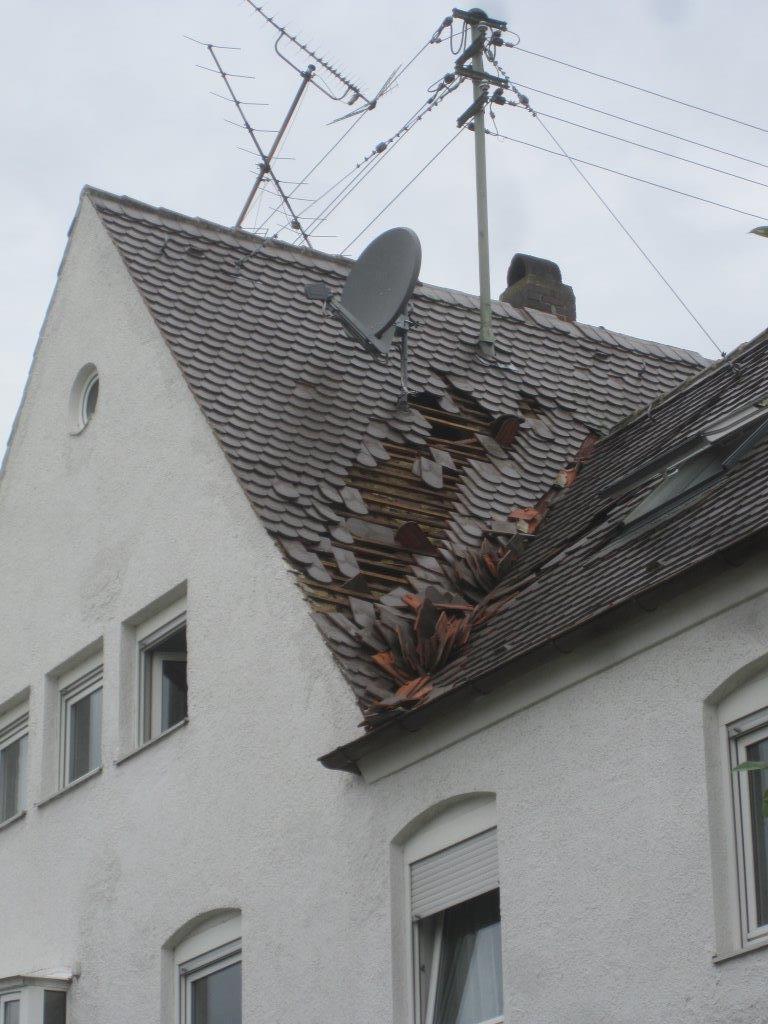 Unwetter Fotos der B4B SCHWABEN Leser aus Augsburg und Umgebung Fotos: privat