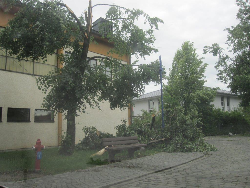 Unwetter Fotos der B4B SCHWABEN Leser aus Augsburg und Umgebung Fotos: privat