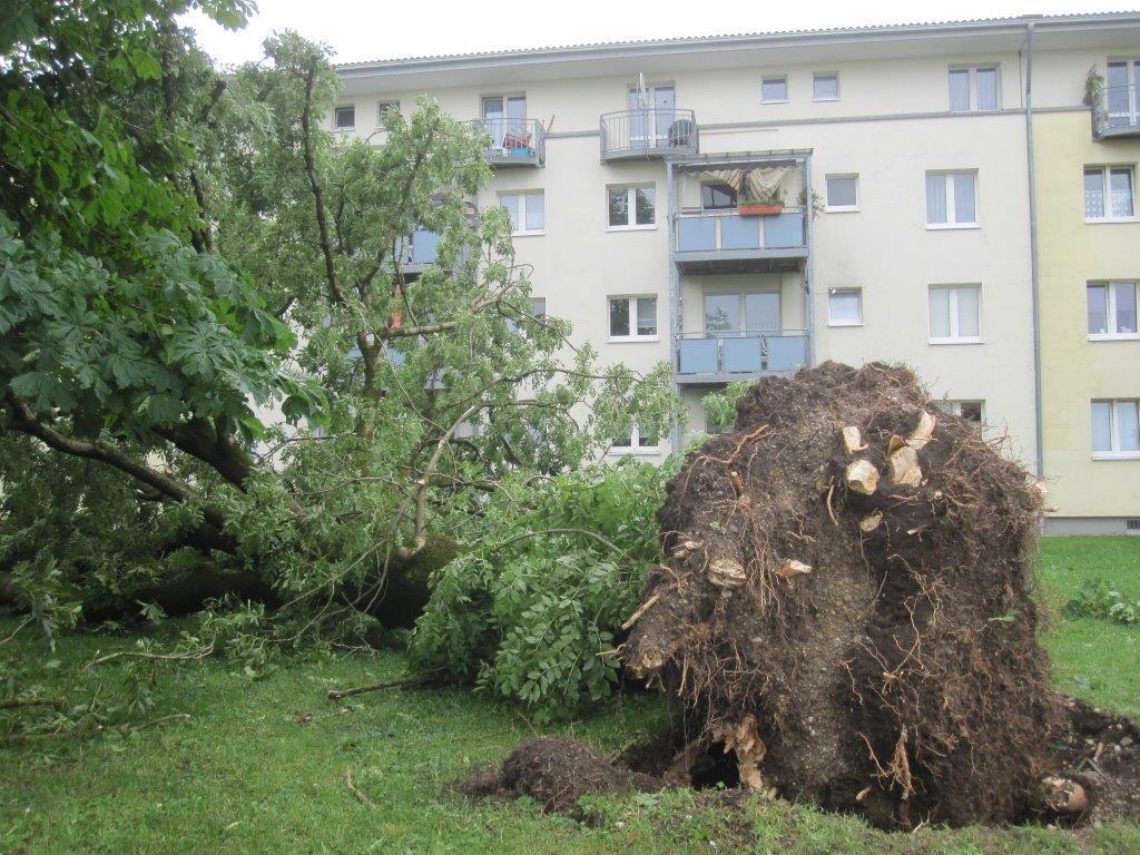 Unwetter Fotos der B4B SCHWABEN Leser aus Augsburg und Umgebung Fotos: privat