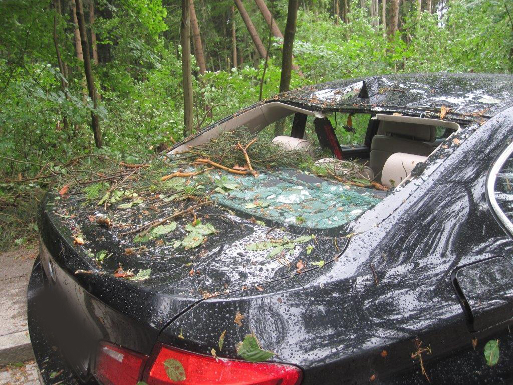 Unwetter Fotos der B4B SCHWABEN Leser aus Augsburg und Umgebung Fotos: privat