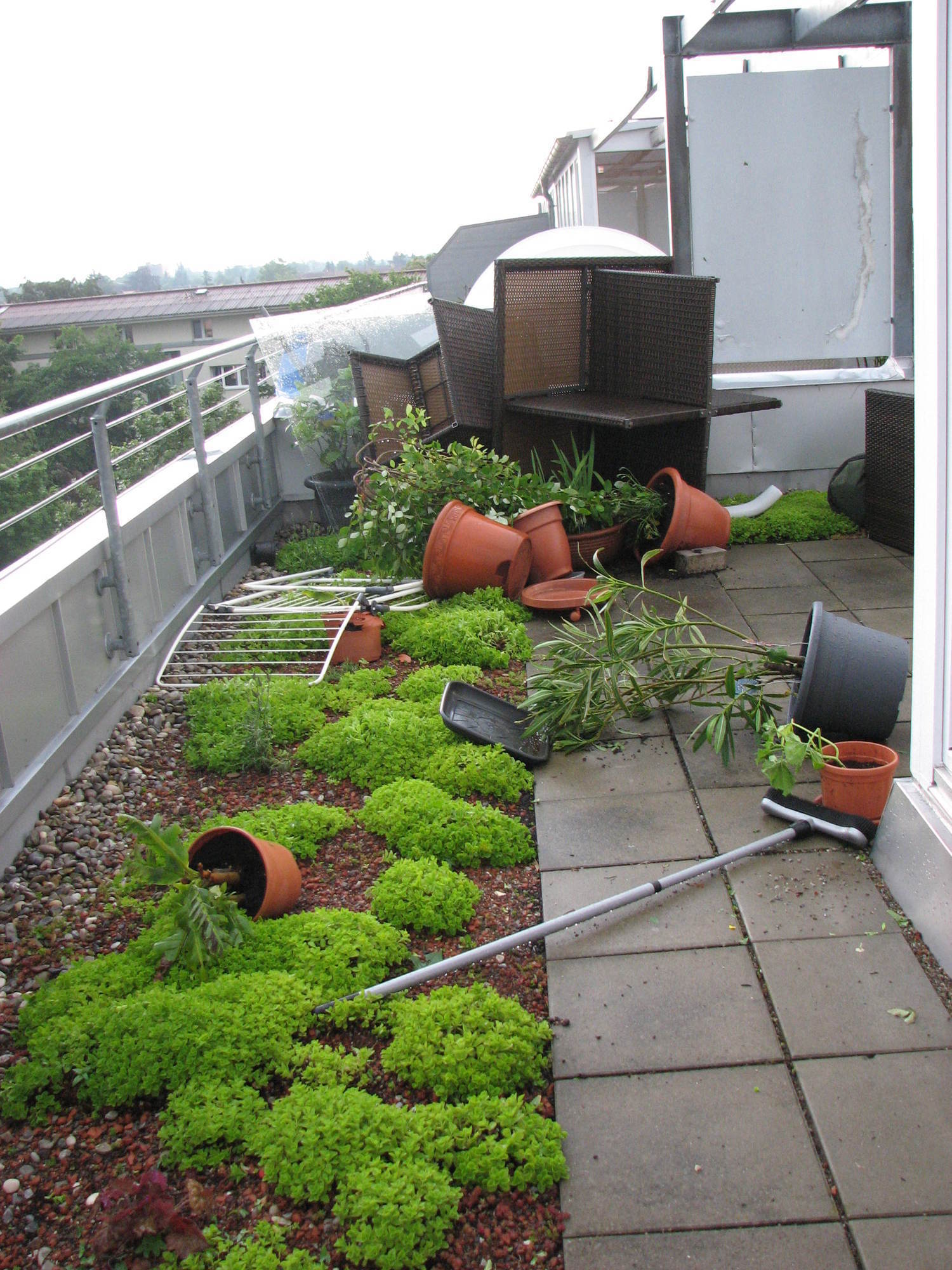 Unwetter Fotos der B4B SCHWABEN Leser aus Augsburg. Fotos: privat